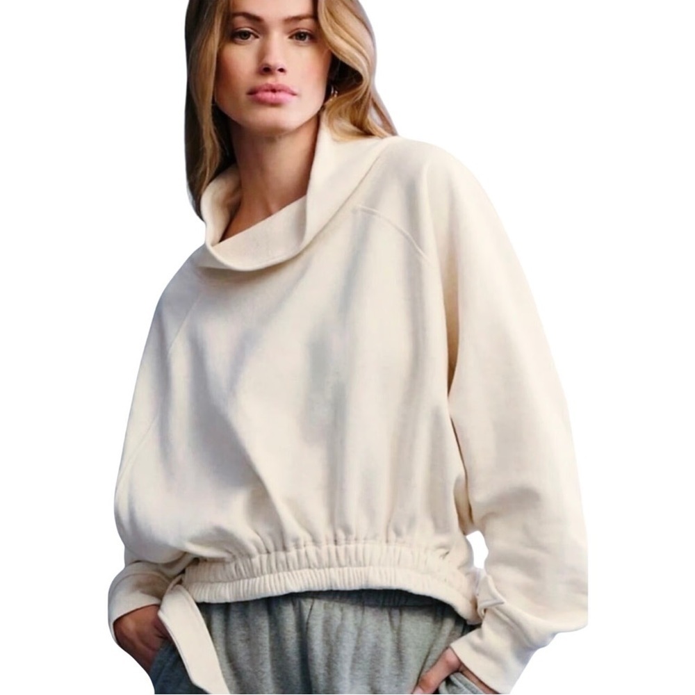 Anthropologie Daily Practice Cowl Neck Sweater Size XXS